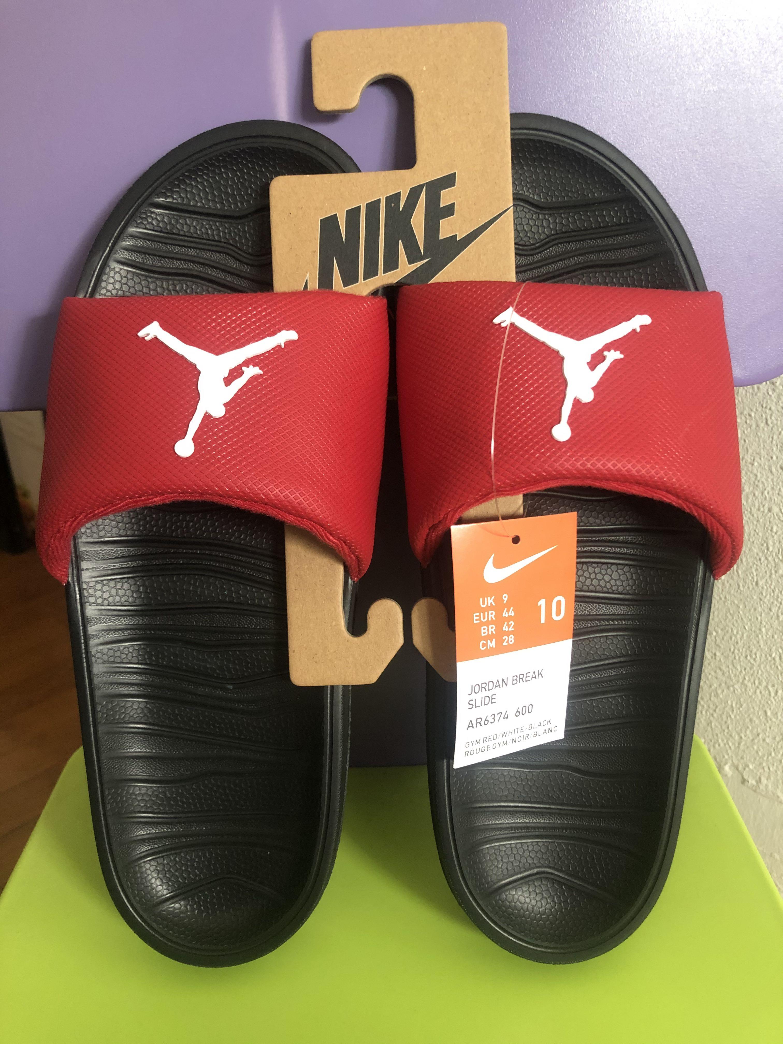 jordan men's break slides