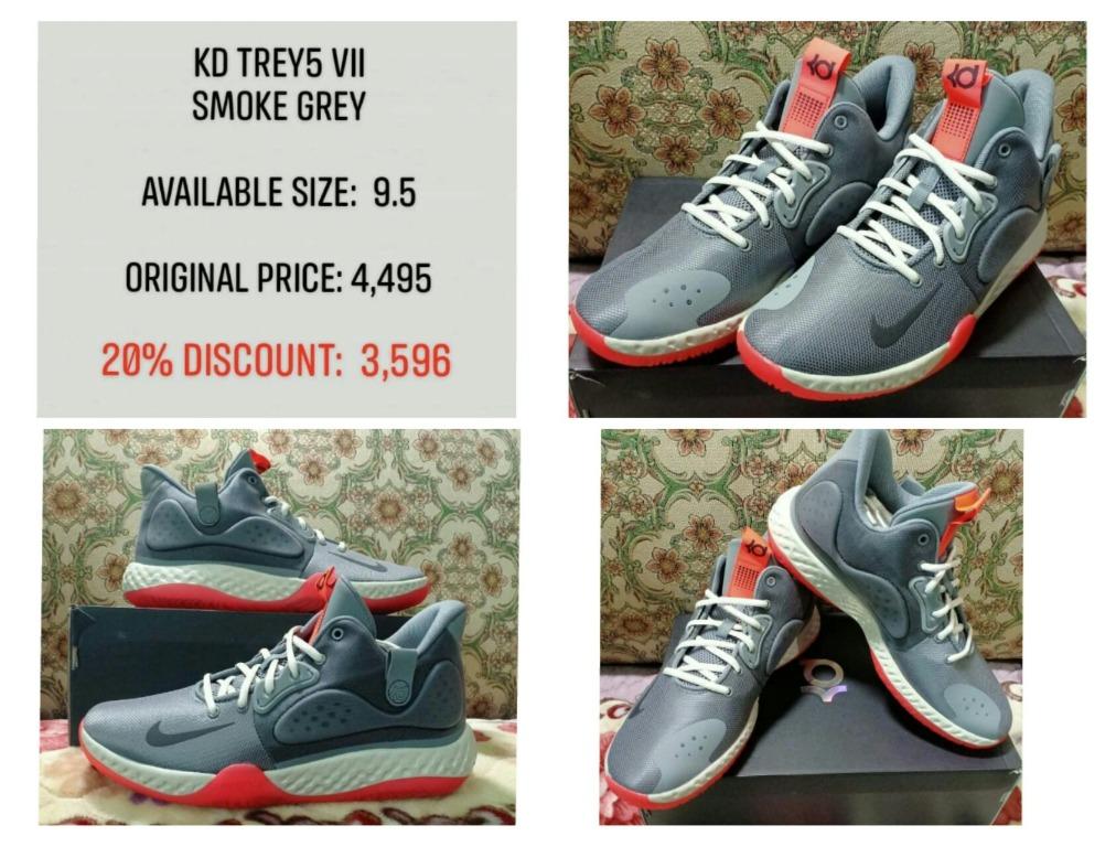 KD Trey 5 VII Smoke Grey NEGOTIABLE
