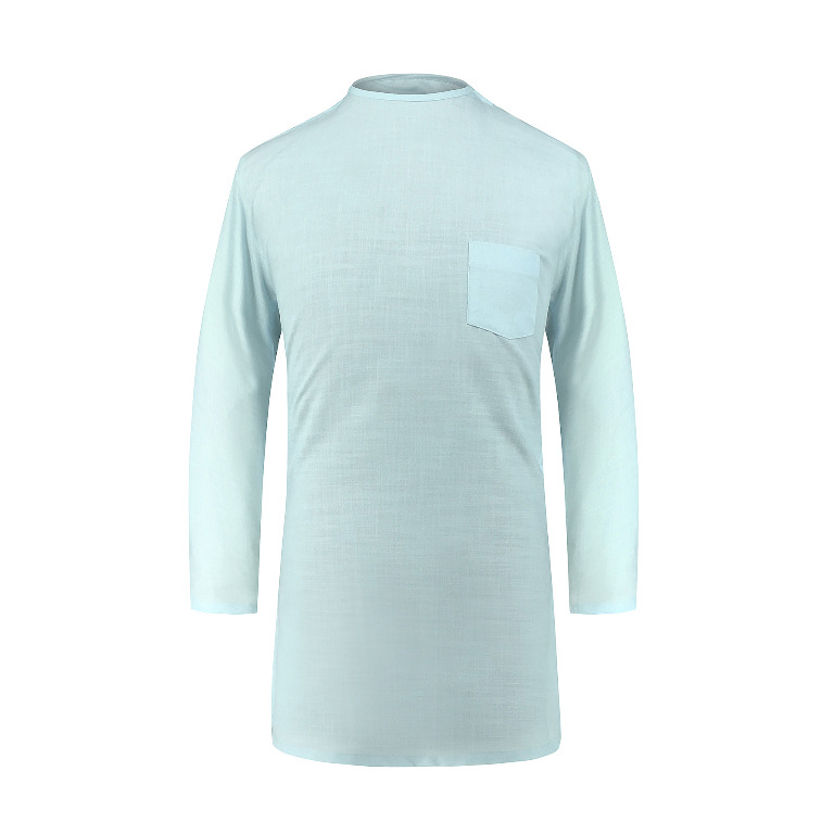 Kurta No 5 Mint Linen Men S Fashion Clothes Tops On Carousell
