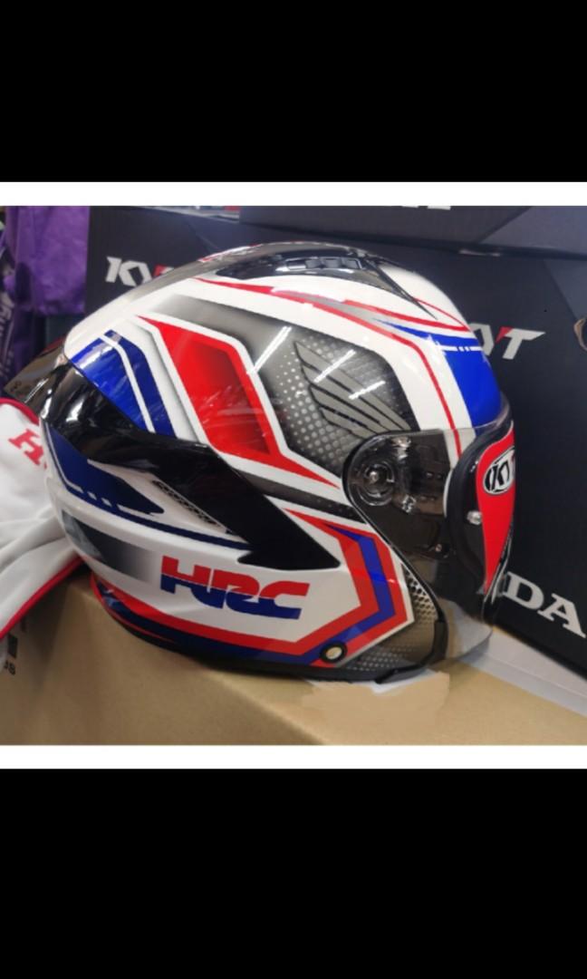 Kyt Honda Hrc Nfj Helmet Motorcycles Motorcycle Accessories On Carousell