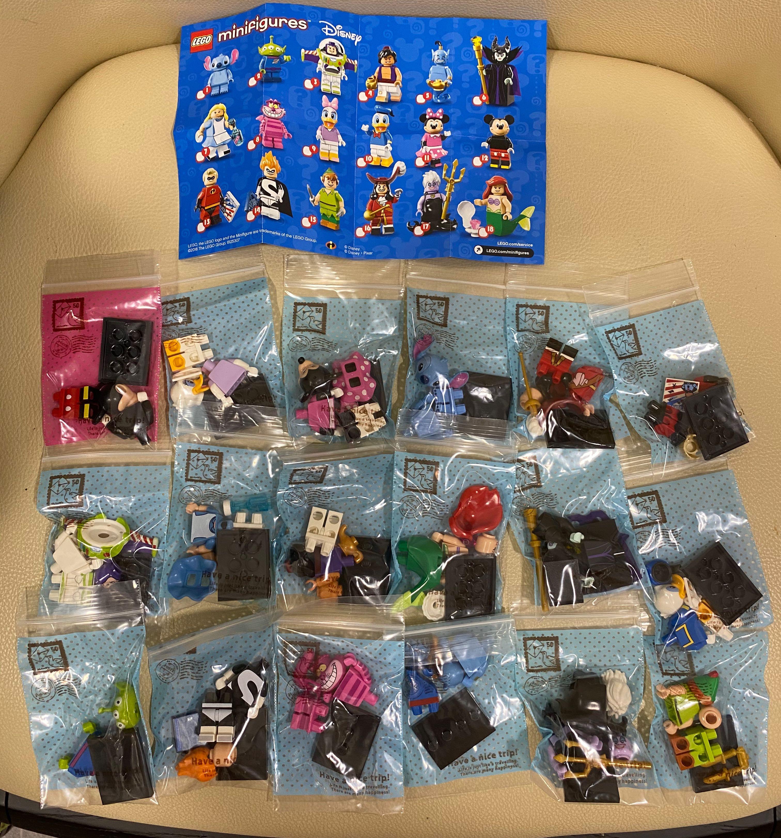 LEGO 71012 Disney Minifigures Series 1 Full set Hobbies Toys Toys Games on Carousell