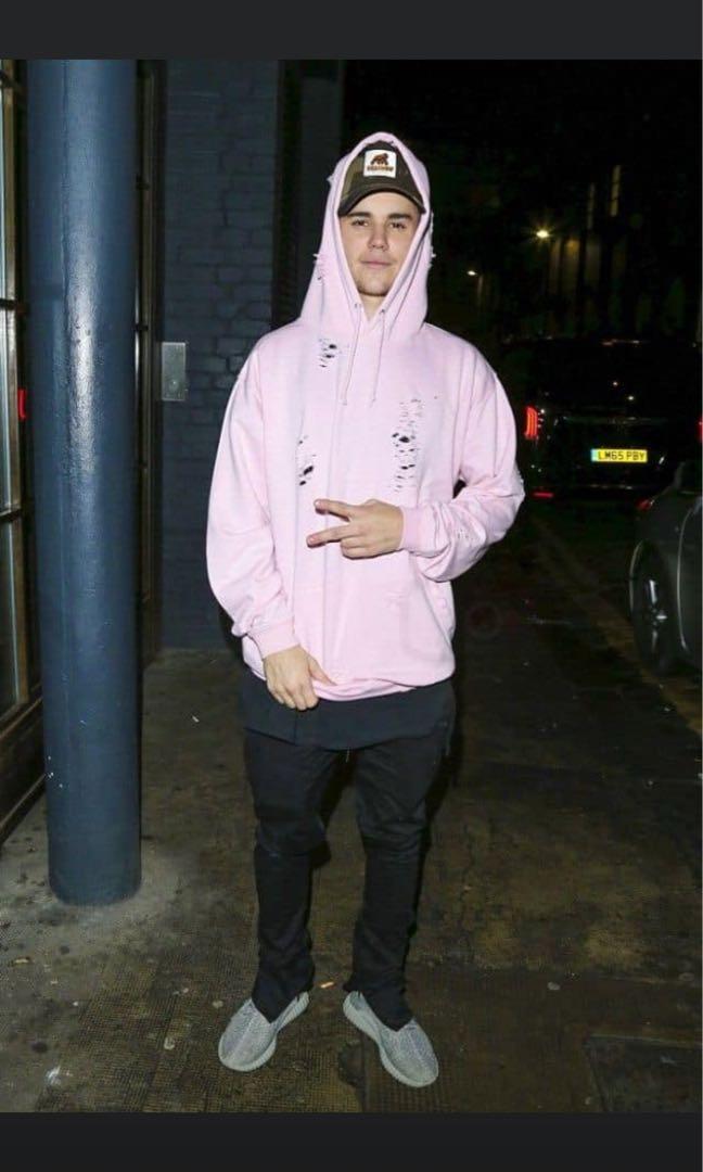 Lmdn distressed hoodie hotsell