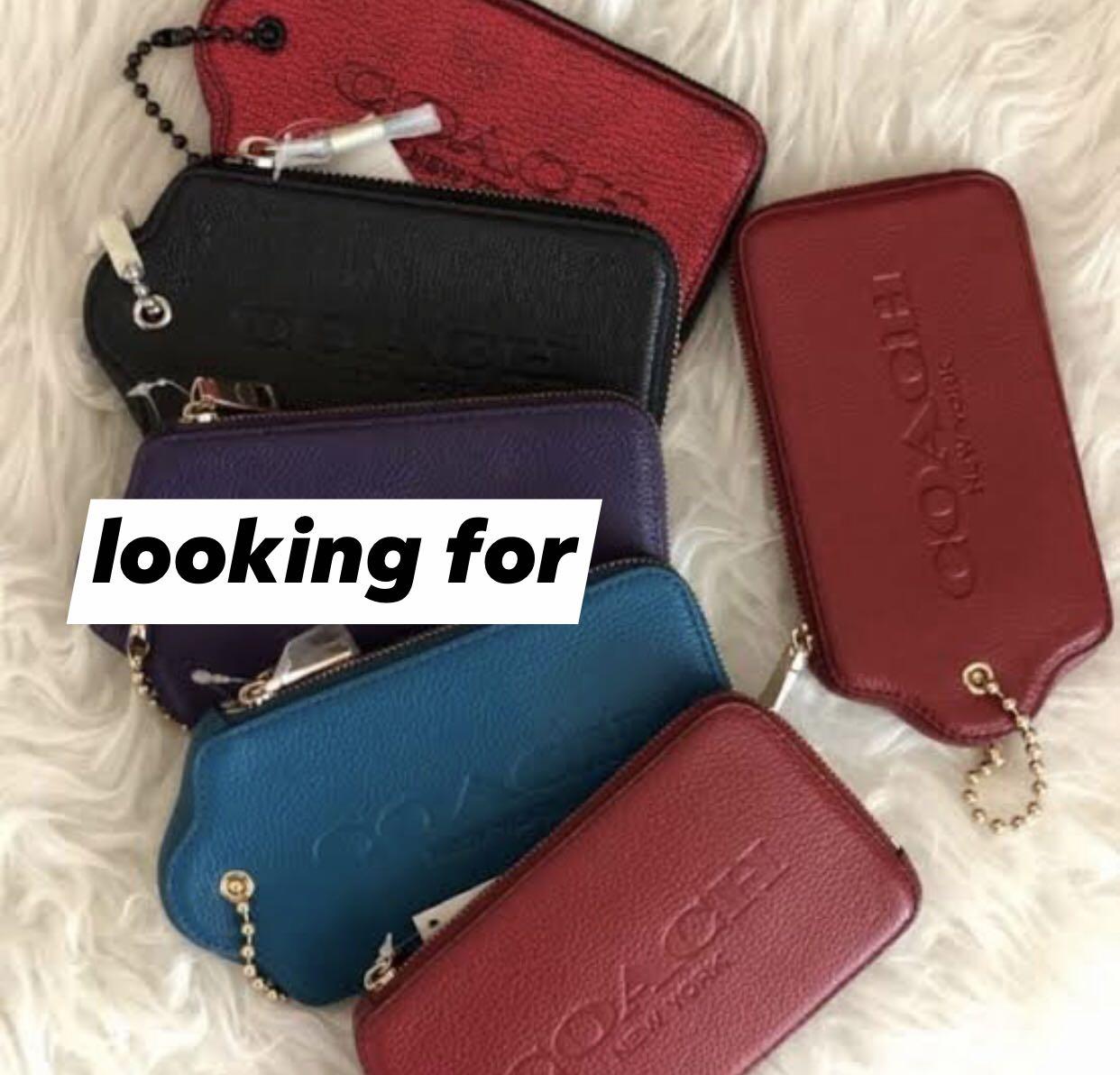 looking for coach wallets