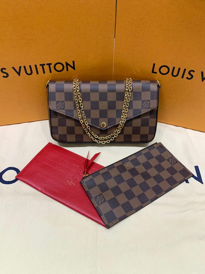 Louis Vuitton Damier Ebene Trousse Make Up Bag Pochette, Luxury, Bags &  Wallets on Carousell