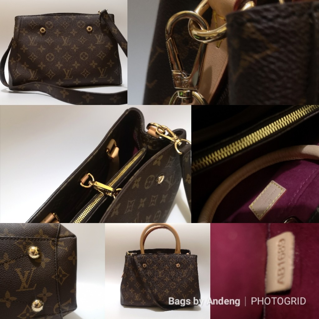 LV mini Montaigne, Women's Fashion, Bags & Wallets, Purses & Pouches on  Carousell