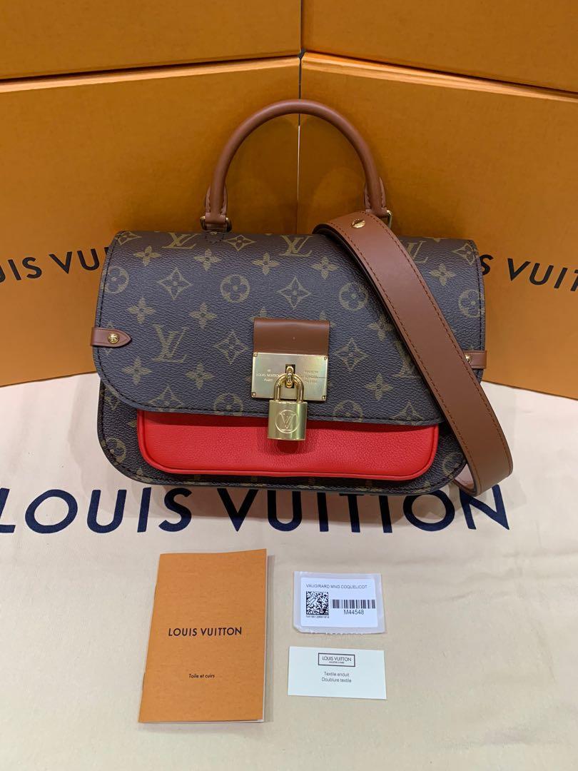 Louis Vuitton Vaugirard Monogram Coquelicot Bag, Luxury, Bags & Wallets on  Carousell