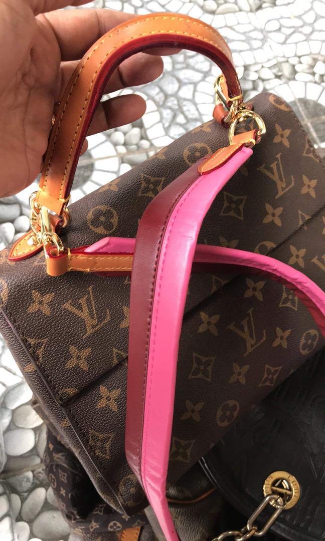 Louis Vuitton BAG STRAP only Clunny pink, Luxury, Bags & Wallets on  Carousell