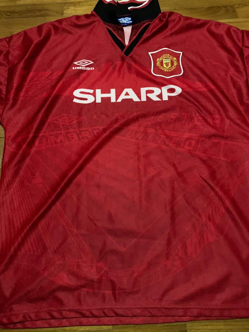 Original Manchester United Vintage Jersey 94 96 Sports Sports Apparel On Carousell