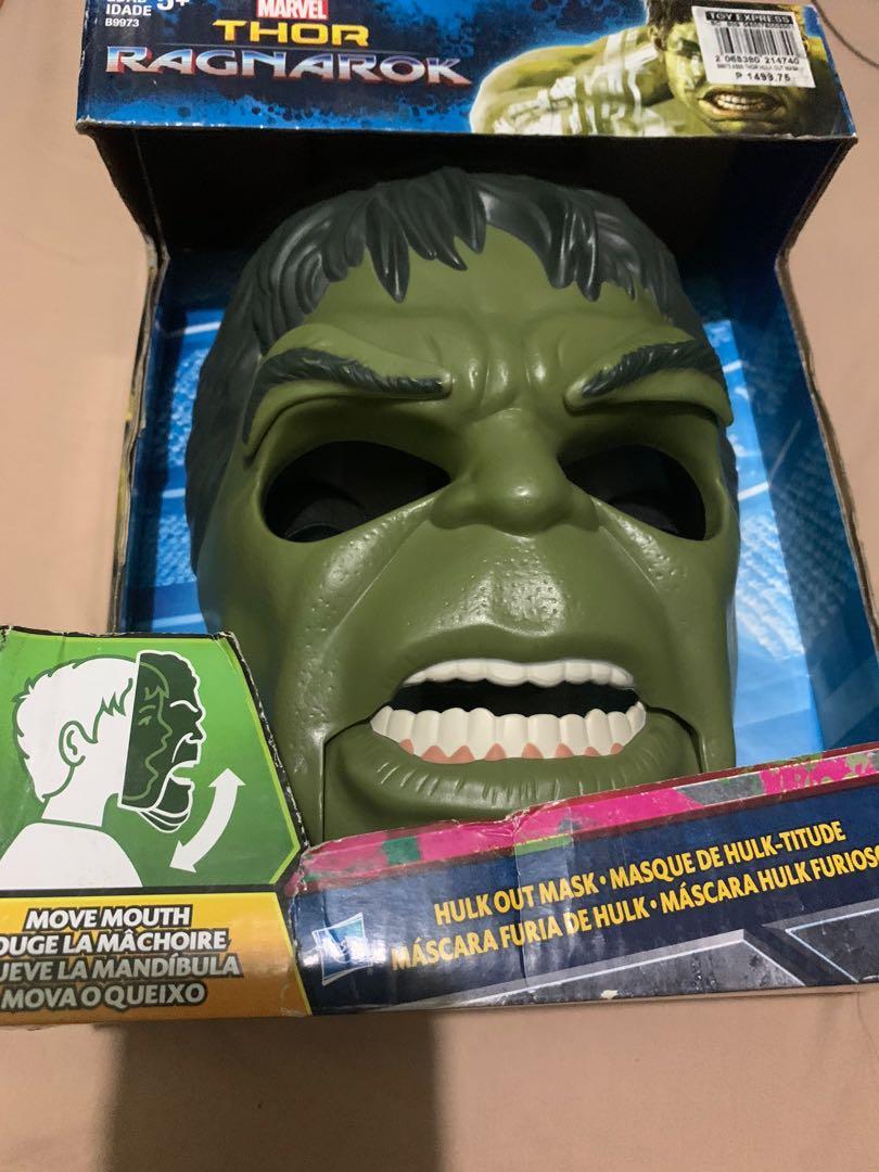 Marvel Thor Ragnarok Hulk Out Mask Toys Games Toys On Carousell