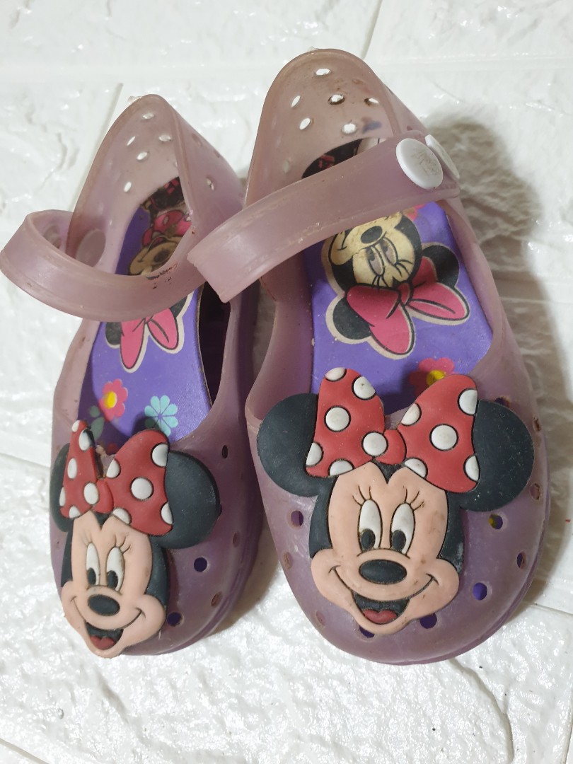 minnie mouse jelly sandals