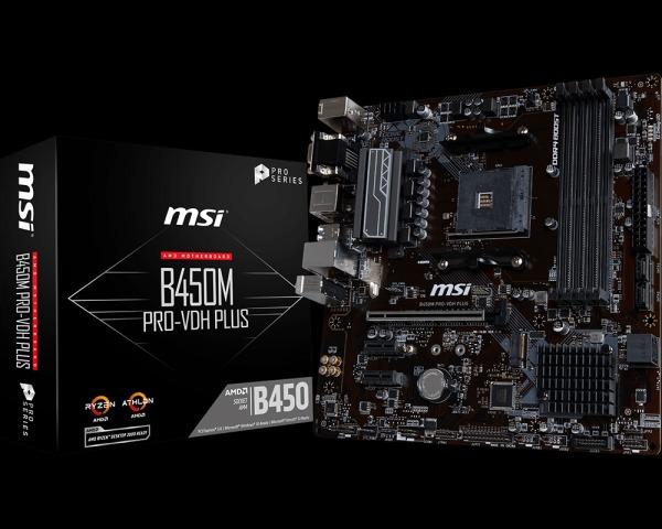 Msi B450m Pro Vdh Max Amd Am4 B450 Ddr4 Motherboard Electronics Others On Carousell