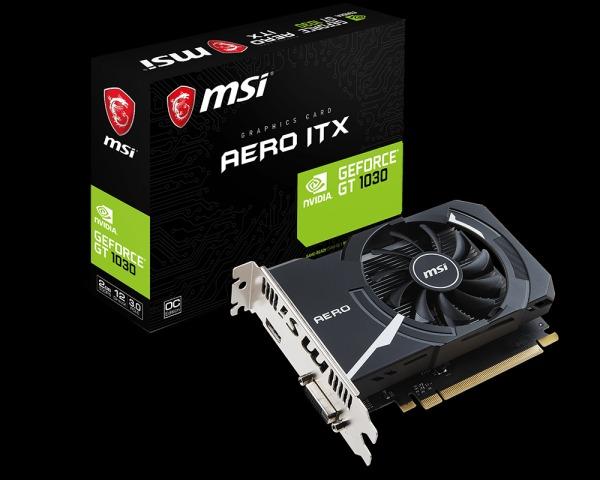 Msi geforce gt1030 aero itx 2g oc 2gb gddr5 64bit top