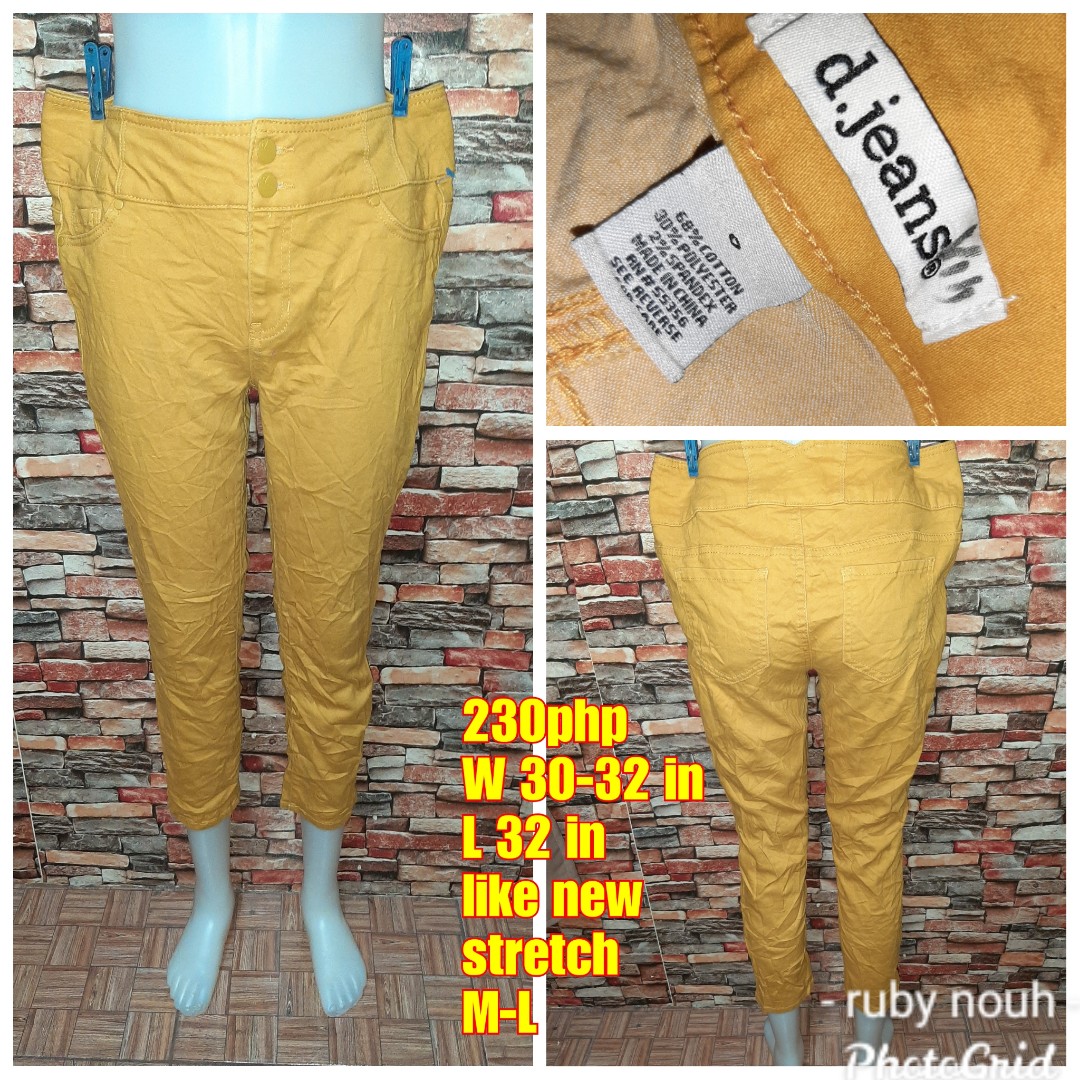 mustard skinny pants