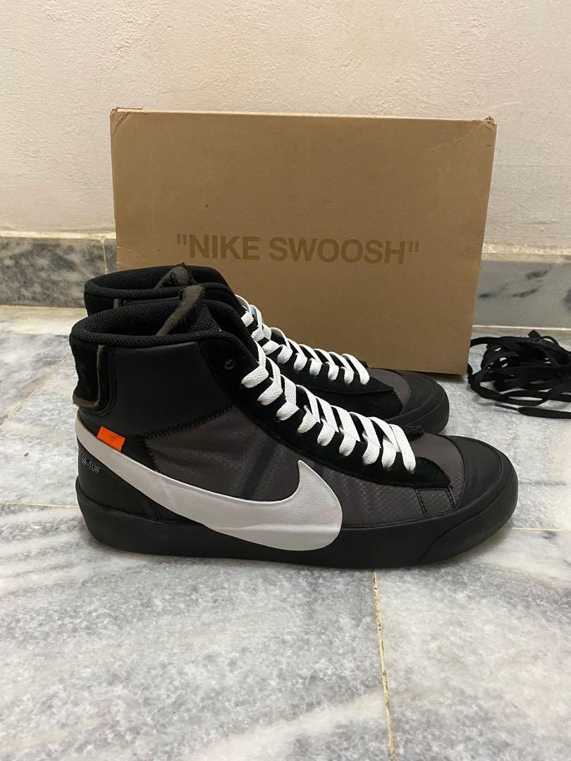 Nike Blazer Off White Grim Reaper Men s Fashion Footwear