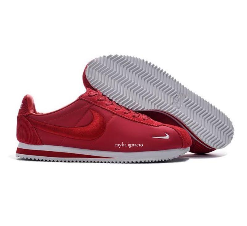 Nike cortez rouge femme discount