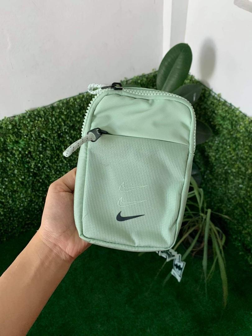 mint green nike bag