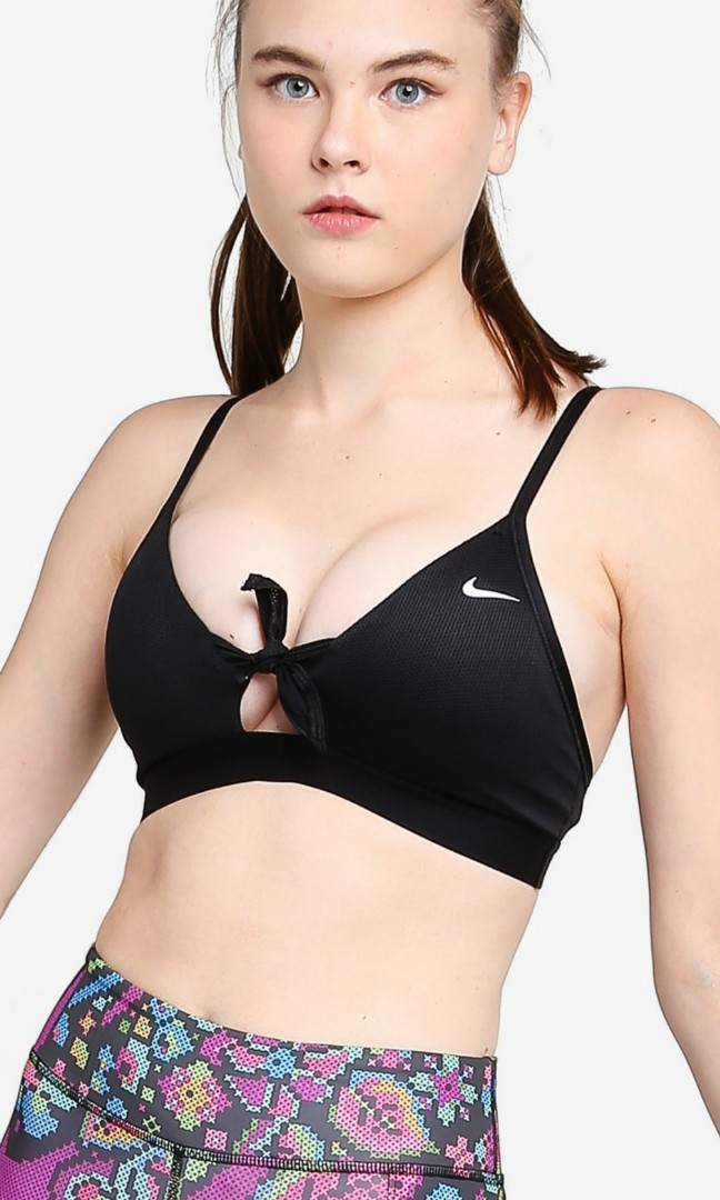 Nike front tie sports bra (tag Adidas Lululemon under armour