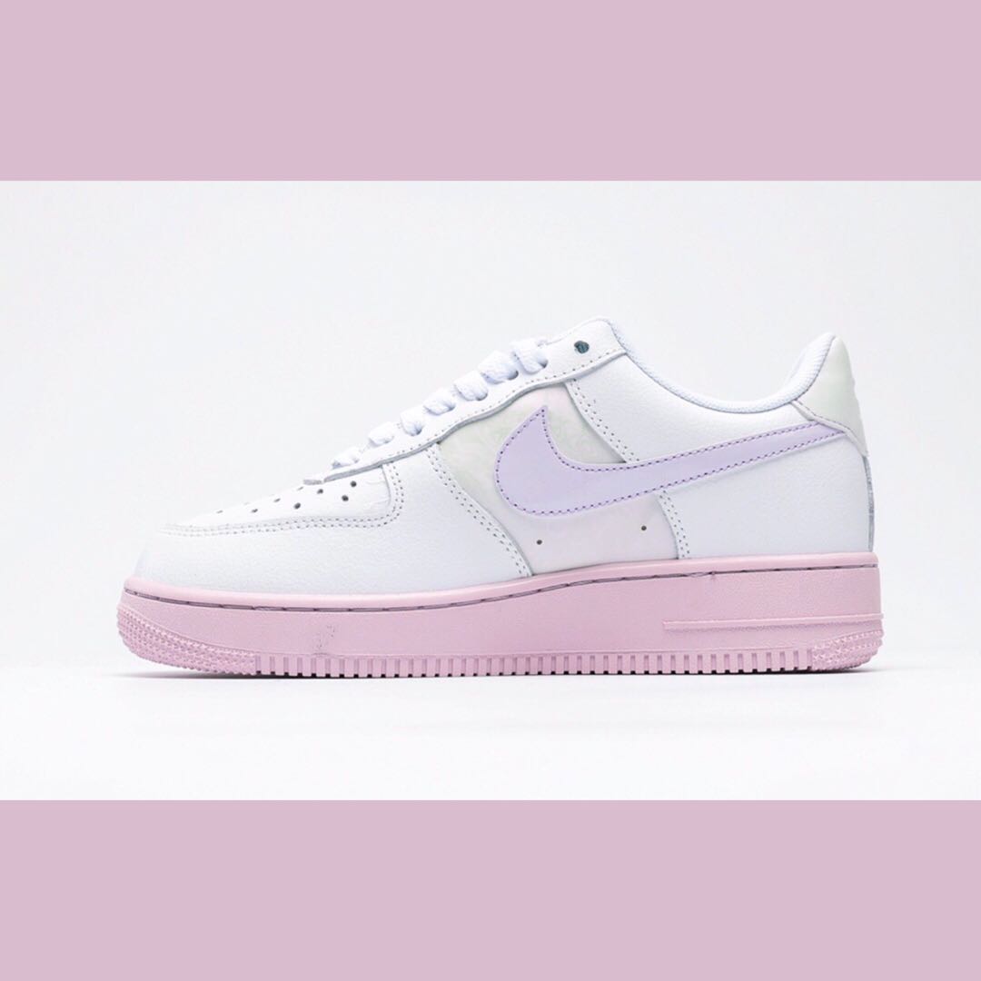 Purple and pink air force 1 clearance