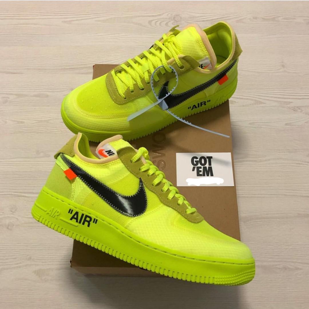 Off white X Nike Af1 low