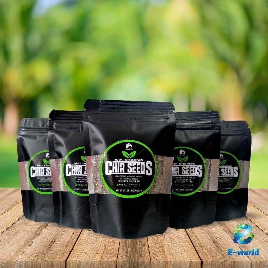 Organic chia seed (Category: Health Food, Drinks & Tonics) located in Mandaluyong City. Submitted by zheida1068 (Listing ID 1020748191, Image 2). Description: Organic chia seed Pwede ilagay sa water, juice or shake or sa food. pm na guys.