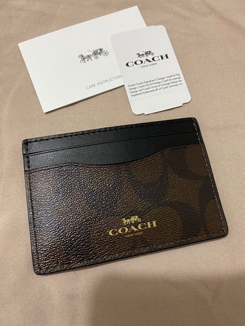 Coach card holder