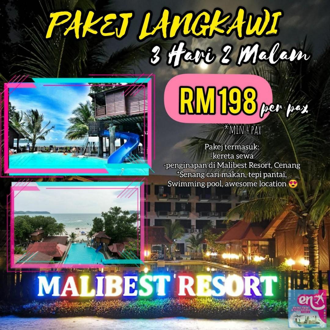 Pakej Langkawi Malibest Resort Tickets Vouchers Attractions Tickets On Carousell