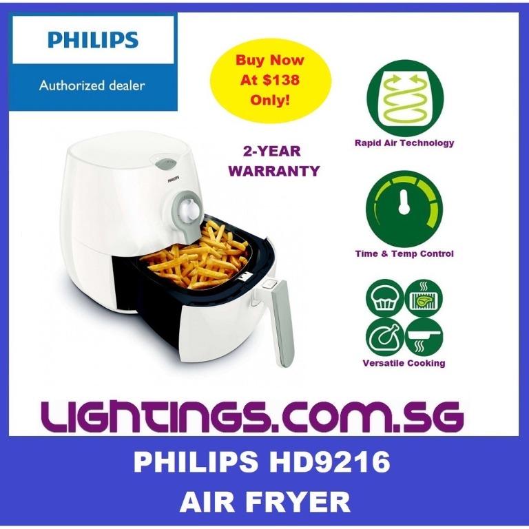 Philips HD9216 Air Fryer, TV & Home Appliances, Kitchen Appliances