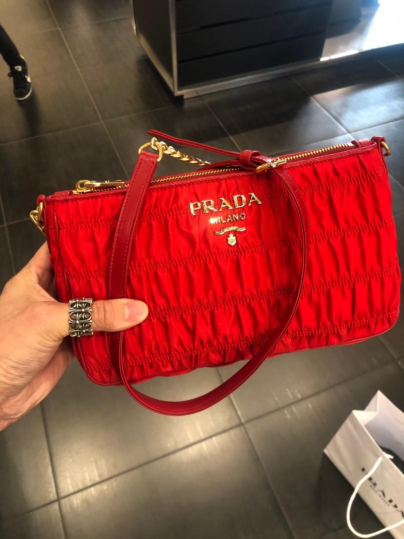 prada gaufre sling bag