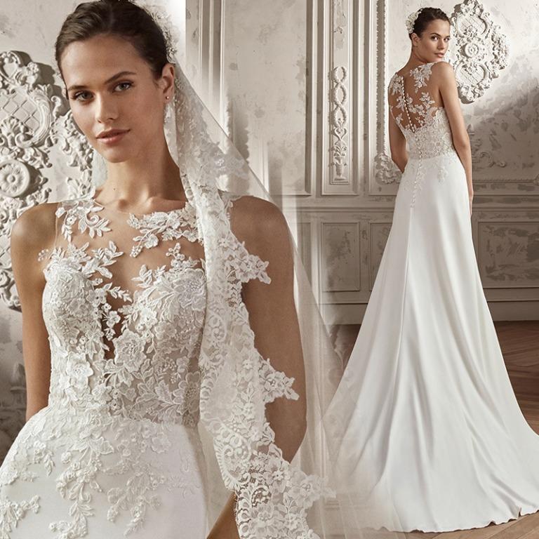 white bodycon wedding dress