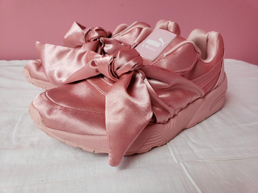 Puma Fenty by Rihanna Satin Bow Sneakers Women s Fashion