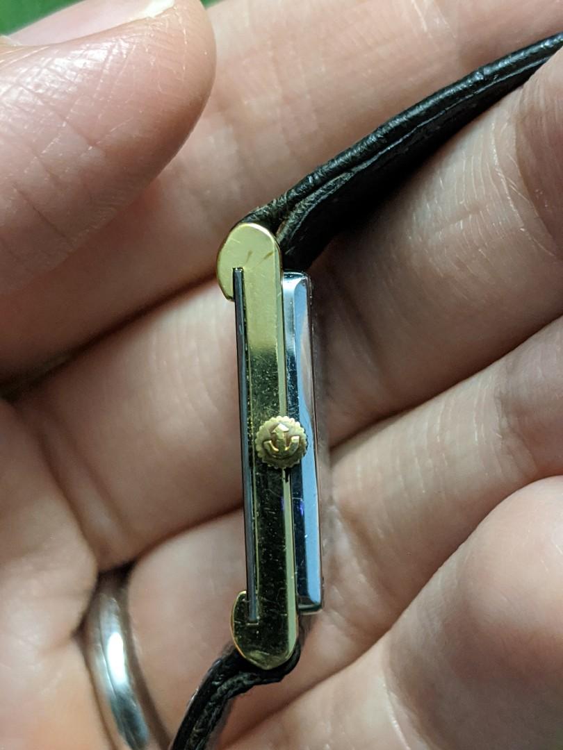 Vintage Rado Florence Black Dial Watch Running
