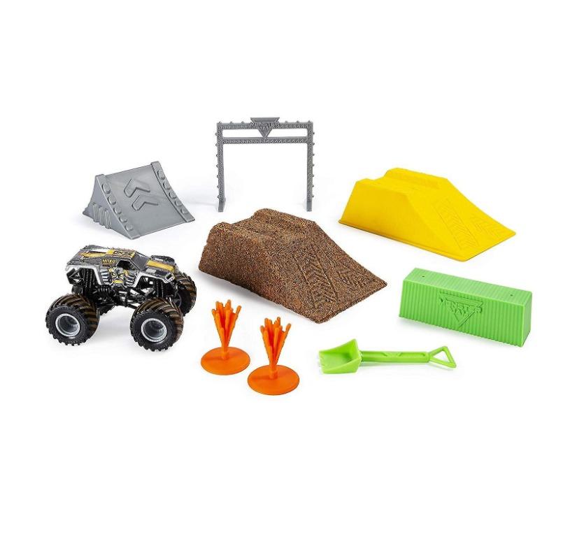 [Ready Stock] Monster Jam Max-D Kinetic Dirt Deluxe Set, Hobbies & Toys ...