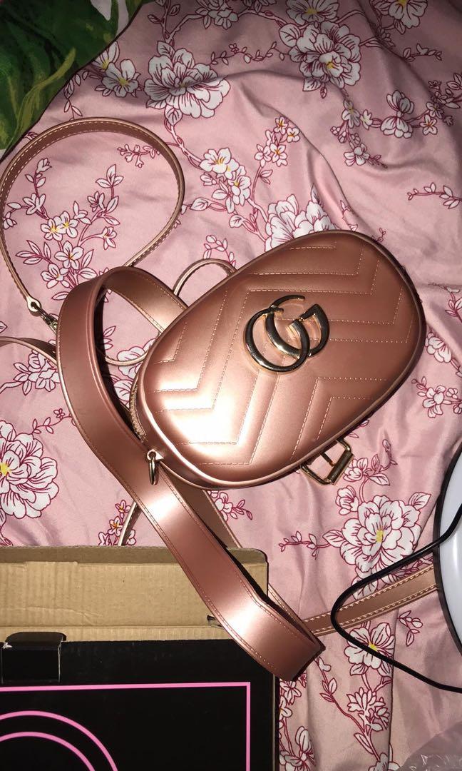 rose gold gucci belt