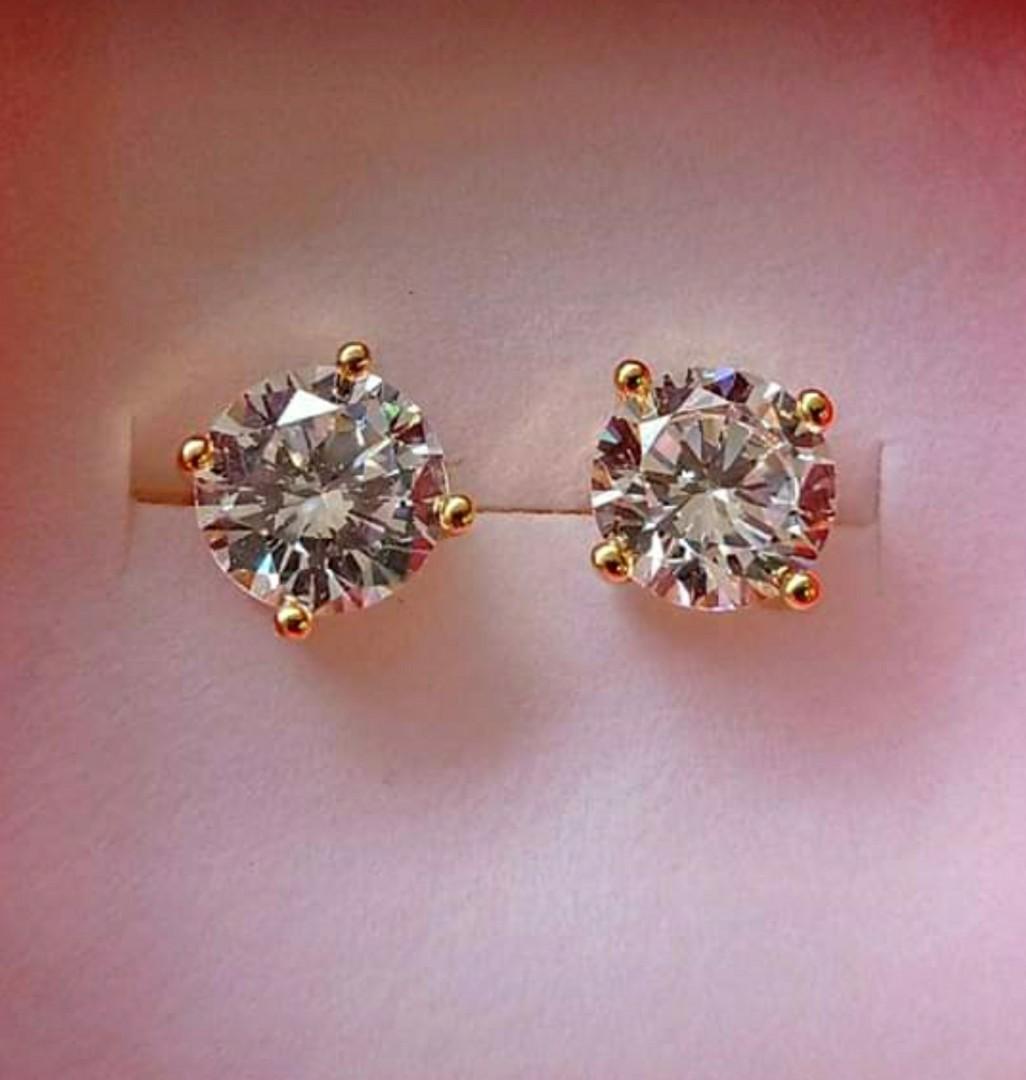 RUSSIAN DIAMOND EARRINGS