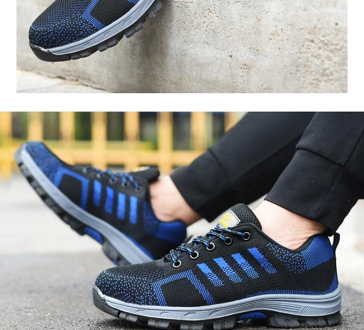 Safety shoes sports shoes crocs wear resistant reef slippers running shoes non slip shoes work shoes sports shoes Nanyang shoes all black