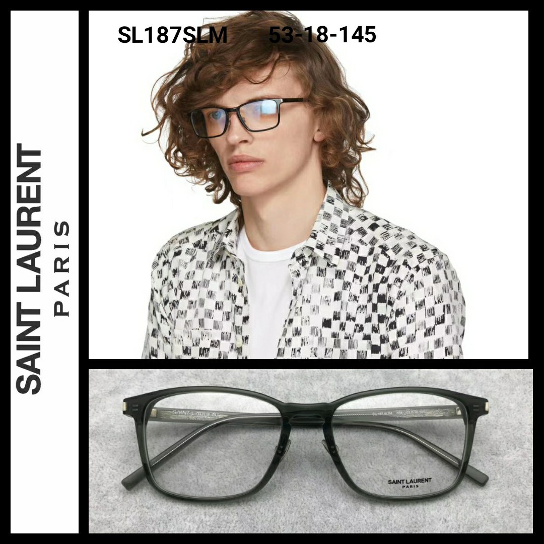 Saint Laurent Paris SL187 eyewear glasses, Men's Fashion, Accessories