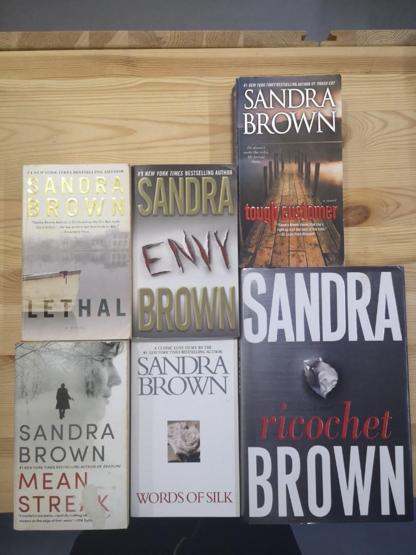 Sandra Brown Books Mean Streak Words Of Silk Lethal Envy