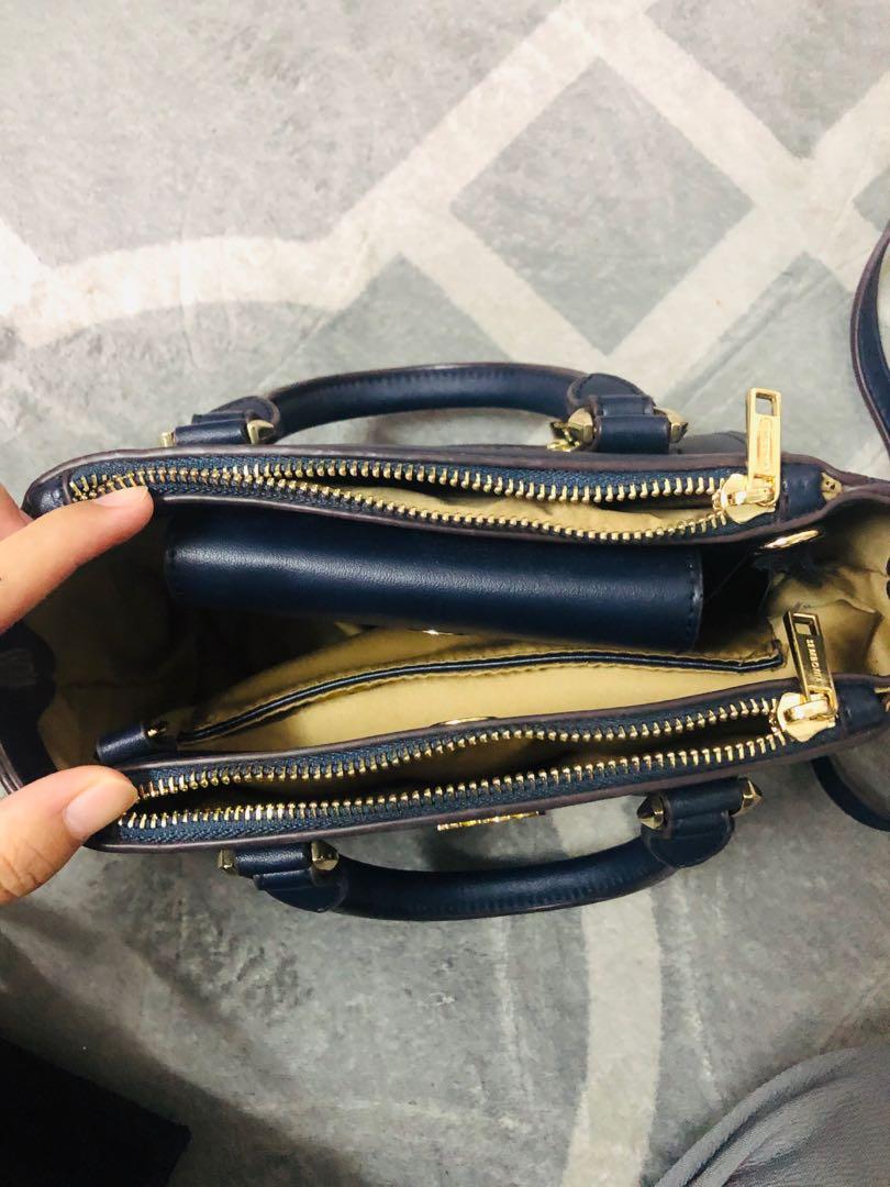 Sembonia synthetic leather clearance satchel bag