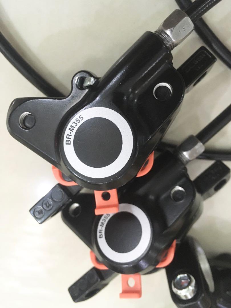 Restocking Process Shimano M355 Hydraulic Brakes Black, Bicycles