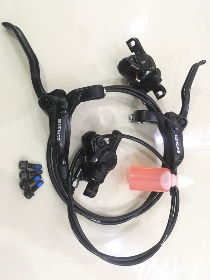 Restocking Process Shimano M355 Hydraulic Brakes Black, Bicycles