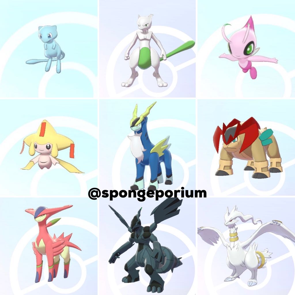 Shiny Legendary Mythical Pokemon Pokemon Sword Shield Toys Games Video Gaming In Game Products On Carousell