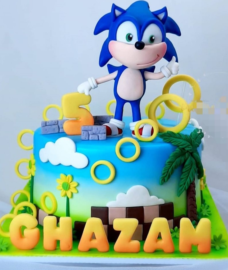 Sonic Cake Food Drinks Homemade Bakes On Carousell