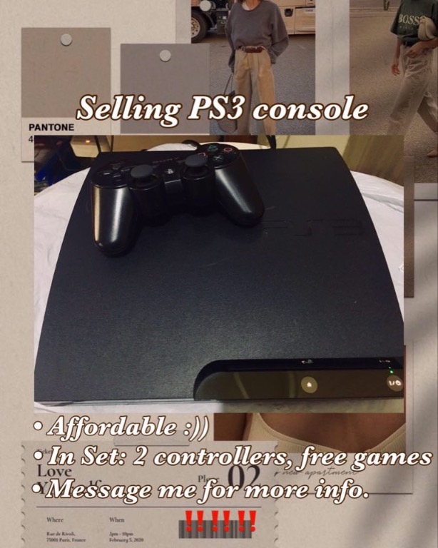 selling ps3 console
