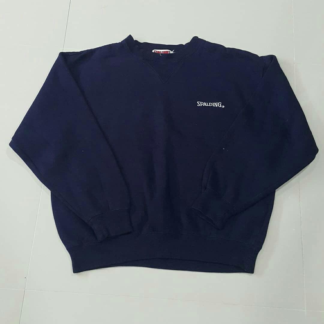 SPALDING SWEATSHIRT Men s Fashion Tops Sets Hoodies on Carousell