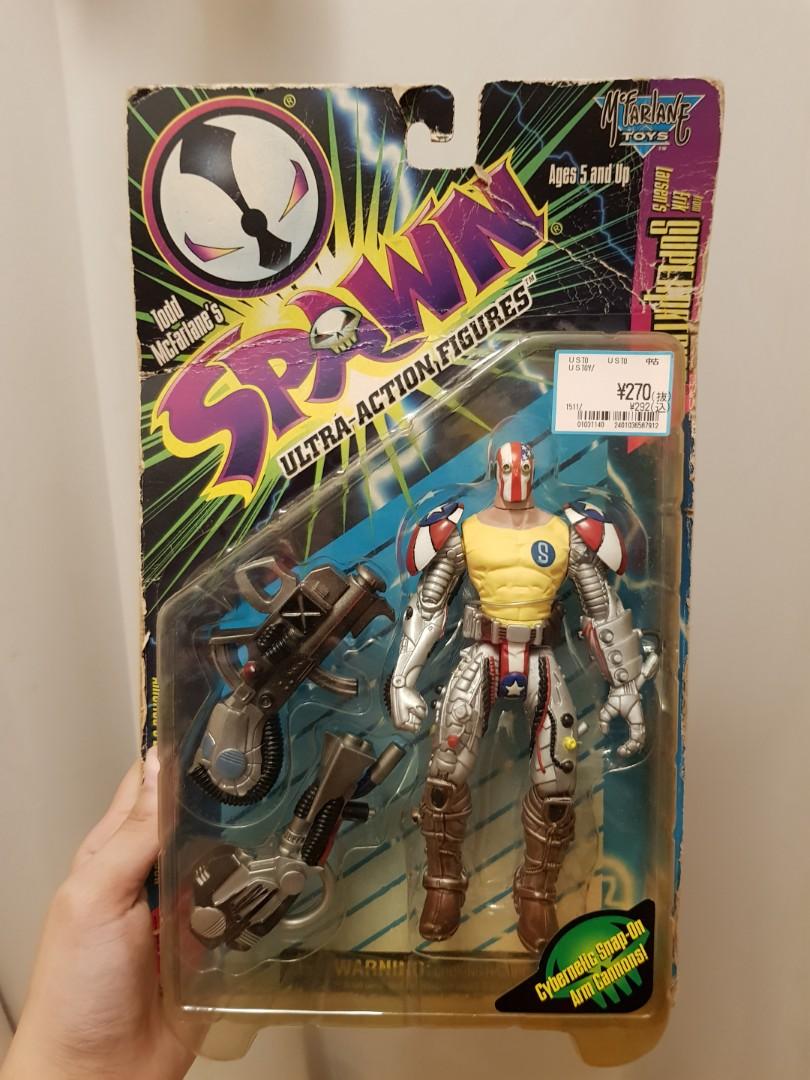 Spawn McFarlane Action Figures (Category: Figurines & Statues) located in Mandaluyong City. Submitted by urumikanzaki (Listing ID 1020784053, Image 3). Description: 1st figure is 1.5k 2nd figure is 750 3rd and 4th figures are 850 each 4th figure is 900.