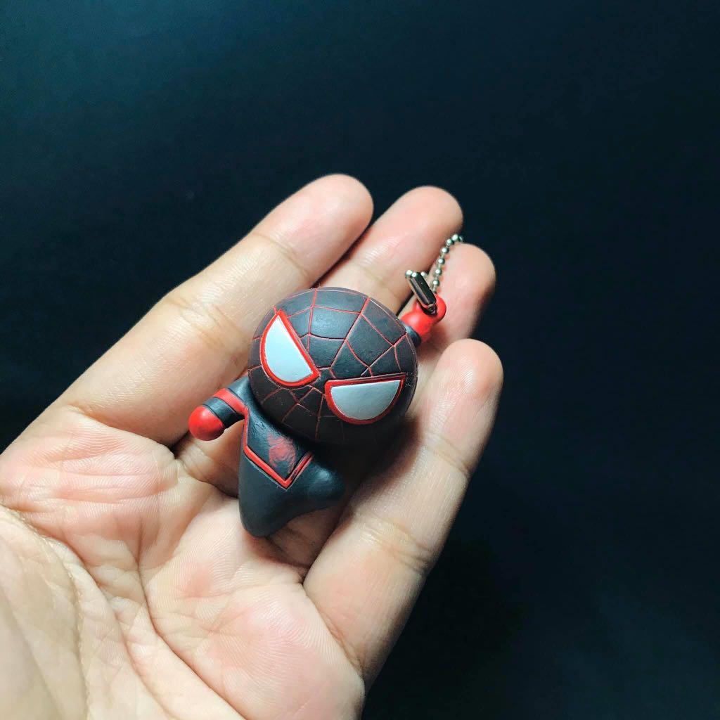 Spider Man Miles Morales Gashapon Keychain Figure 1 7 Php 250 Toys Games Toys On Carousell