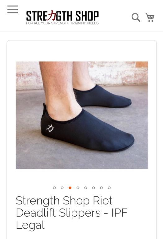 Strength shop riot deadlift slippers IPF Approved