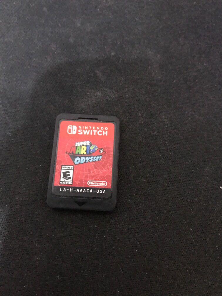 super mario odyssey game card