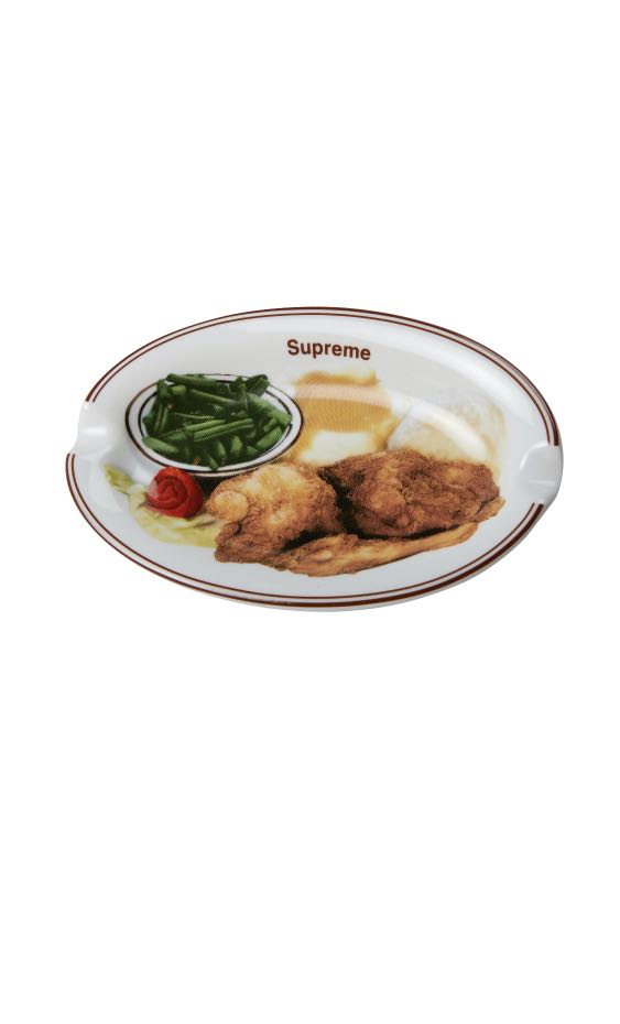 Supreme Chicken Dinner Plate Ashtray White, Men's Fashion, Watches