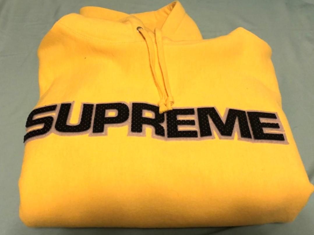 supreme perforated leather hoodie